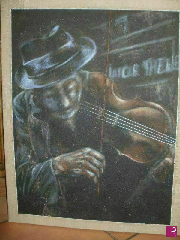 quadri in vendita online - Violinista