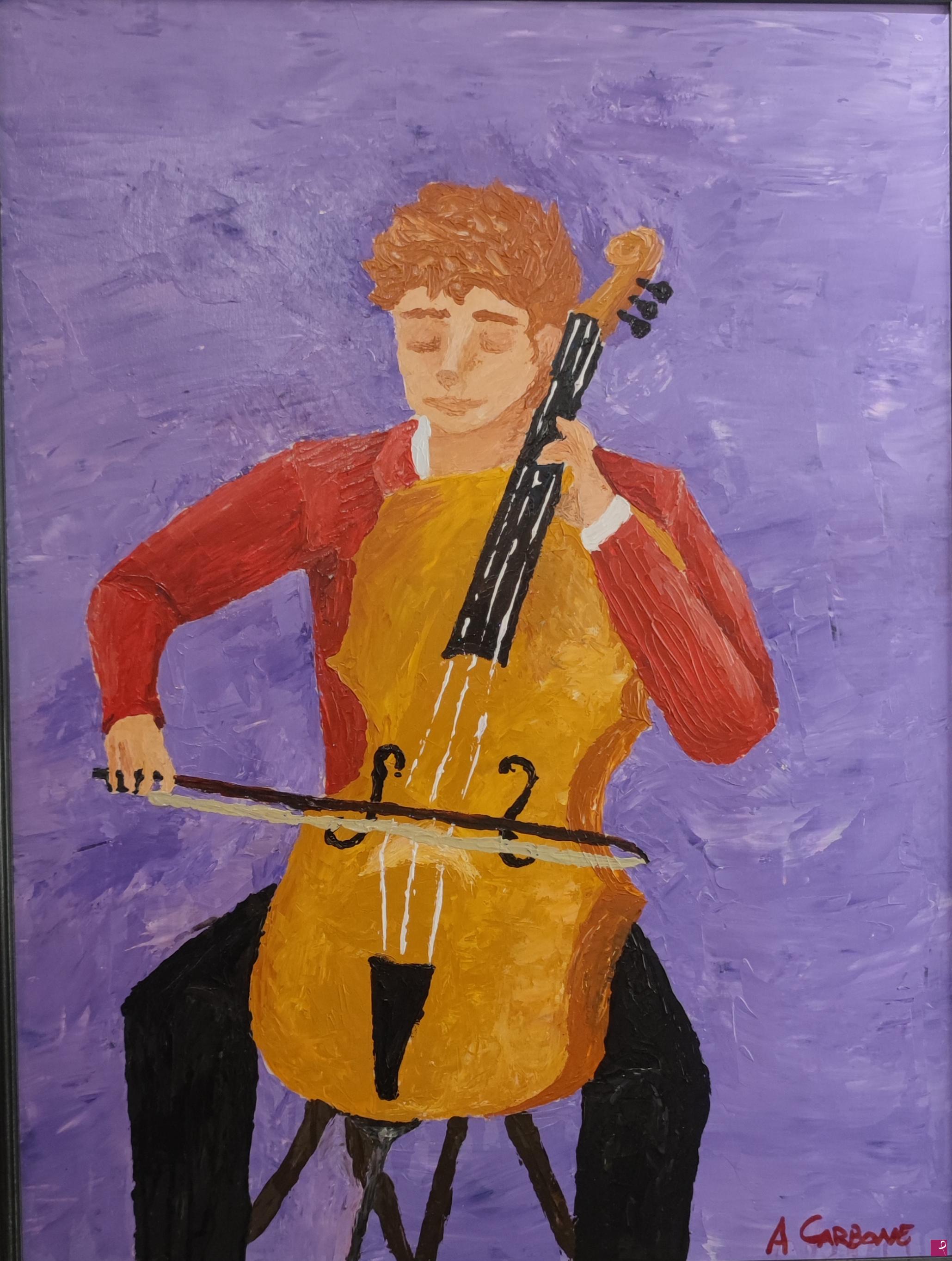 quadri in vendita online - Violoncello 