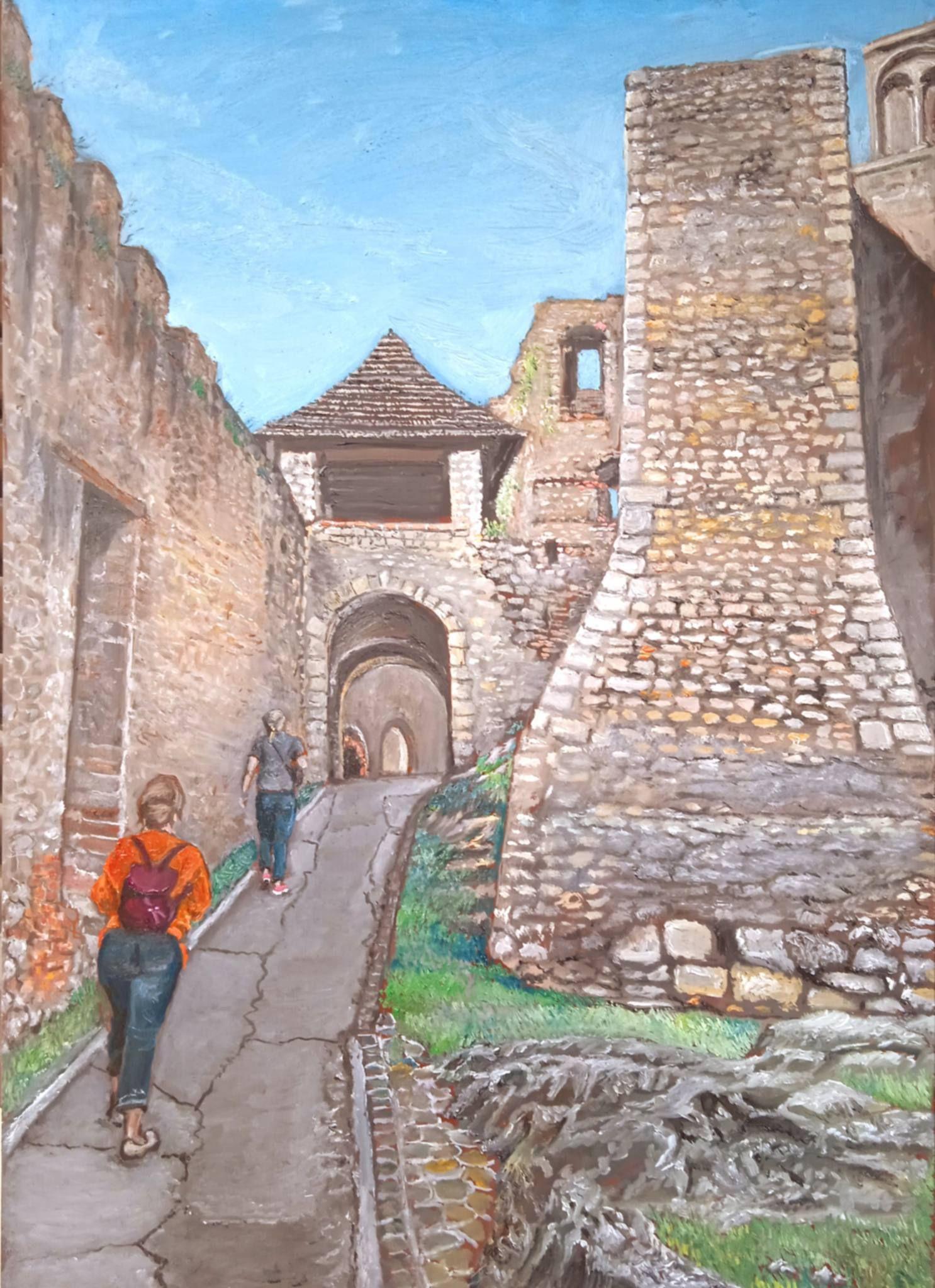 quadri in vendita online - Visita al Castello di TRENCIN