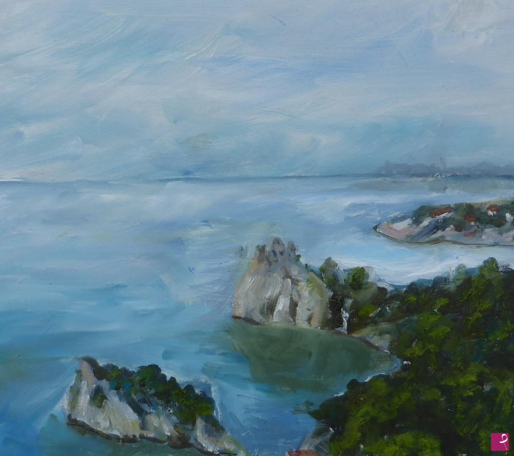 quadri in vendita online - vista da Duino