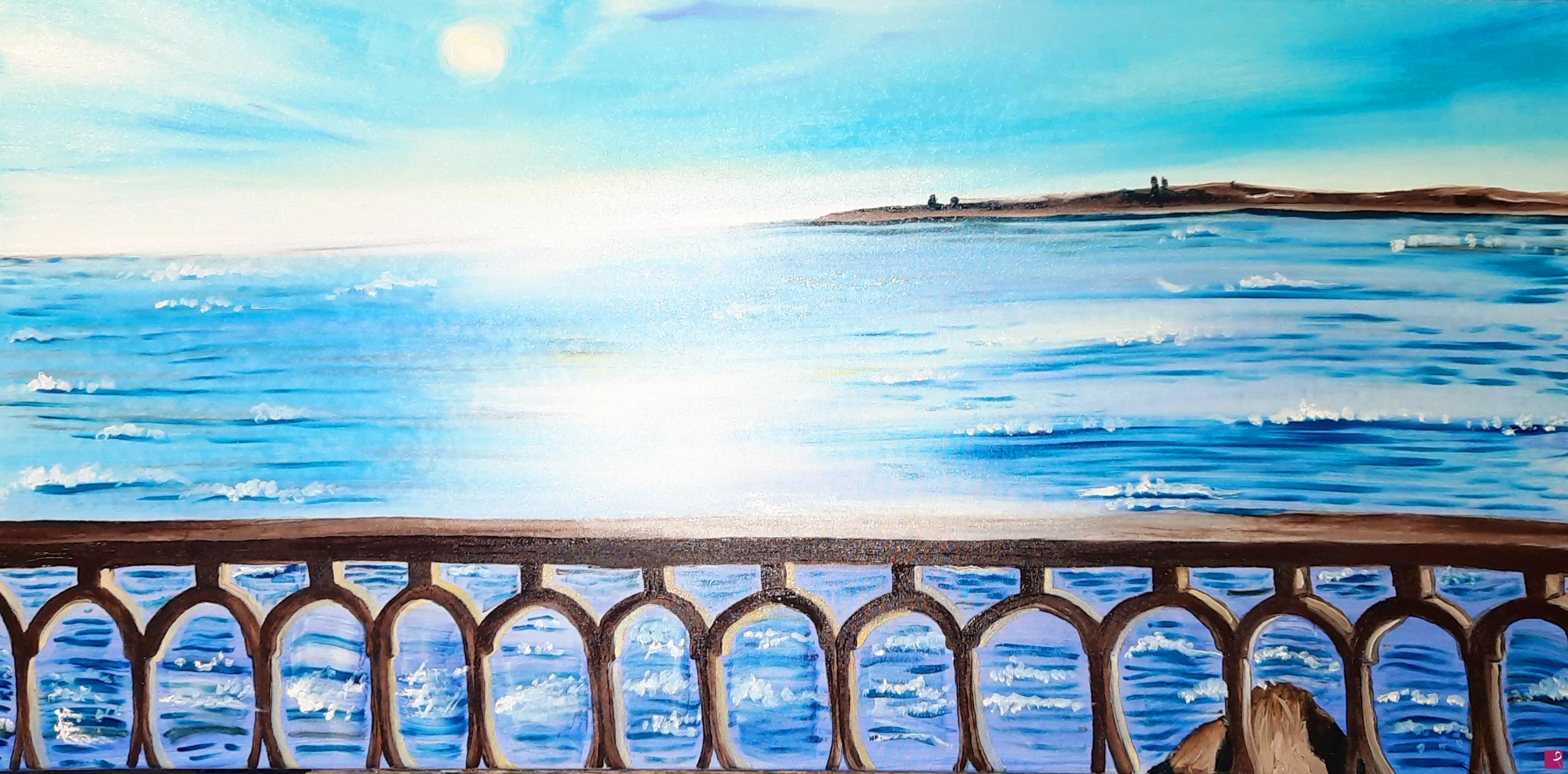 quadri in vendita online - Vista mare