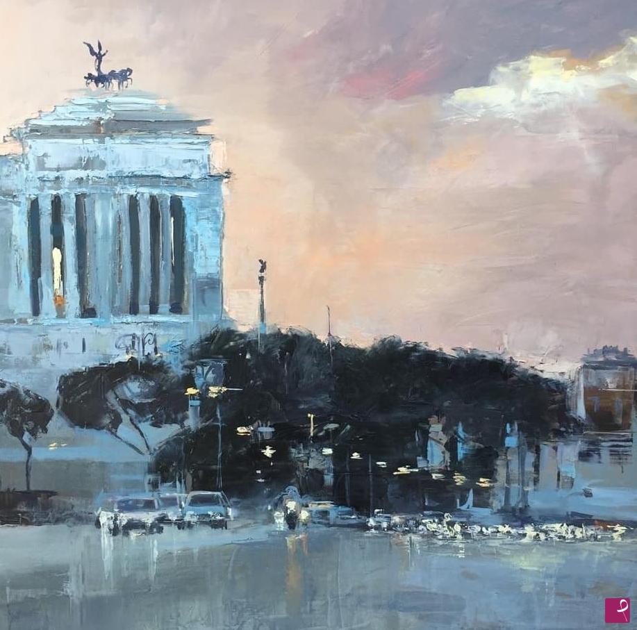 quadri in vendita online - Vittoriano da via dei Fori Imperiali