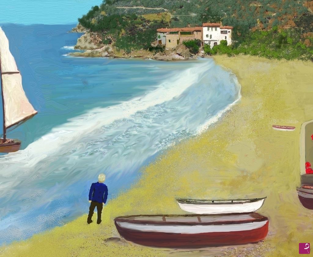 quadri in vendita online - Voglia di mare al tempo del virus