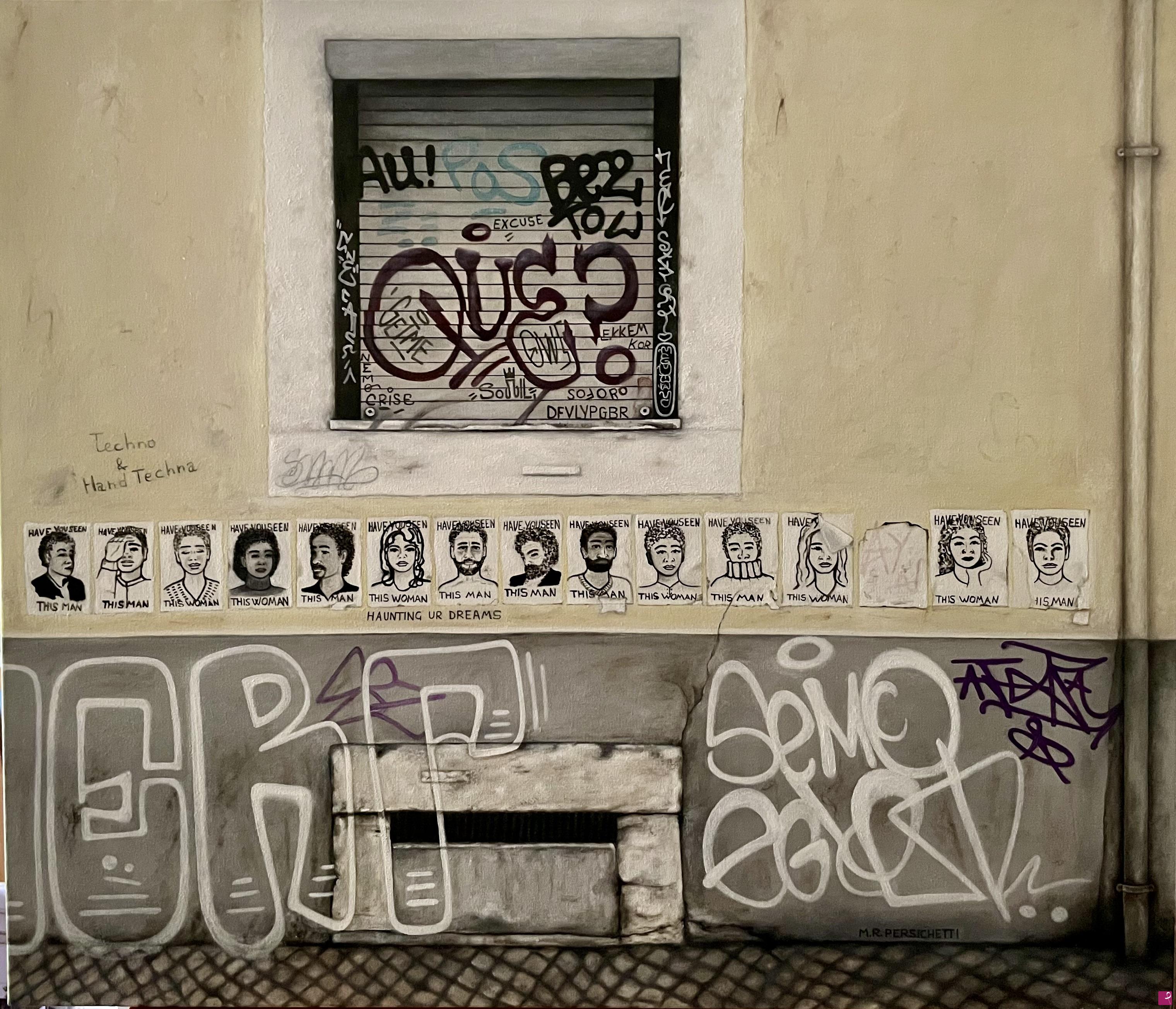 quadri in vendita online - Volantini sul muro