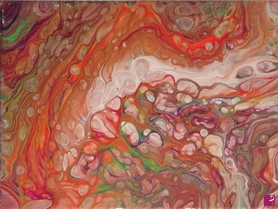quadri in vendita online - Volcanic flow