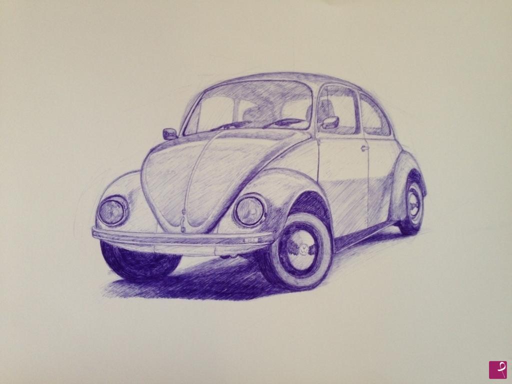 quadri in vendita online - volkswagen maggiolino
