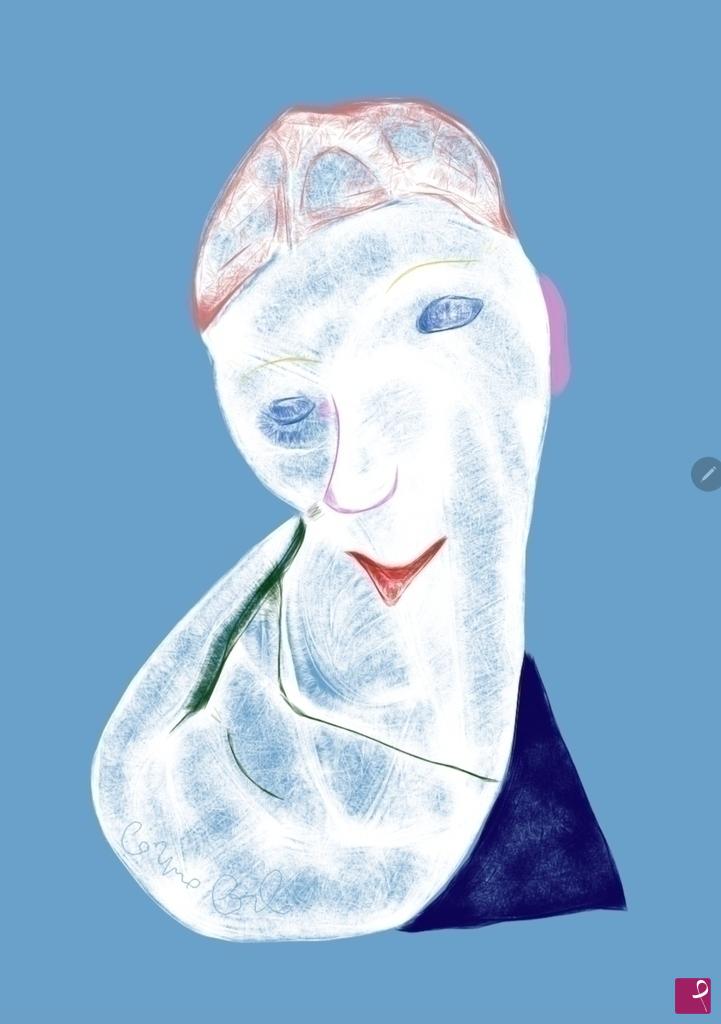 quadri in vendita online - Volto cereo