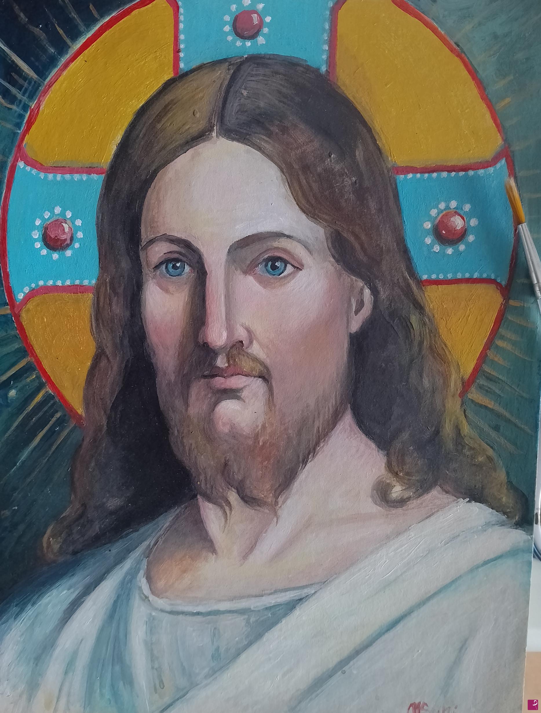 quadri in vendita online - Volto di Cristo Redentore 