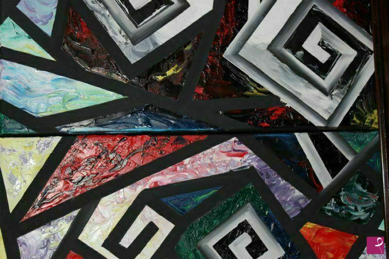 quadri in vendita online - vortici di colori