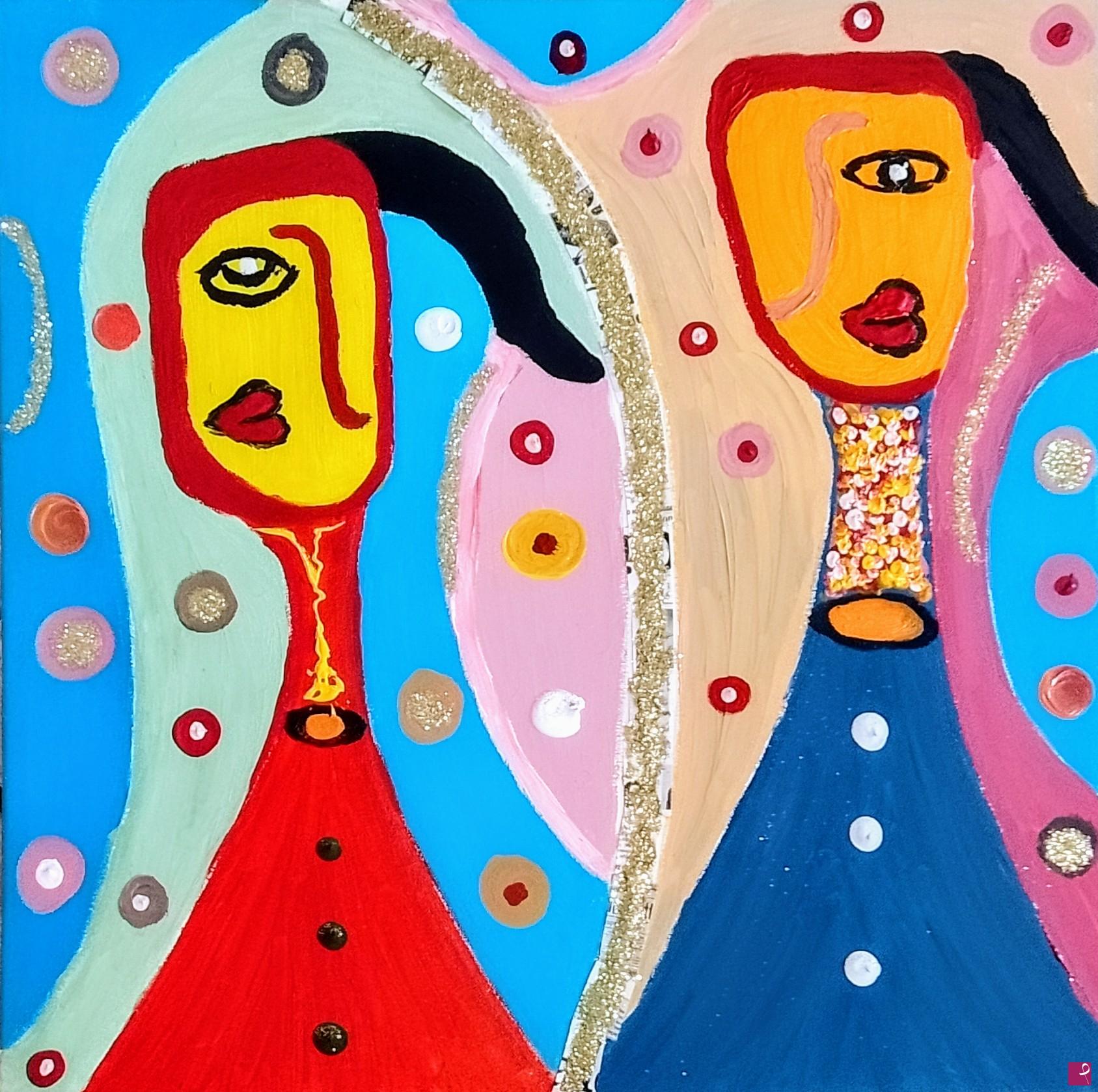 quadri in vendita online - Vulcan Sisters 