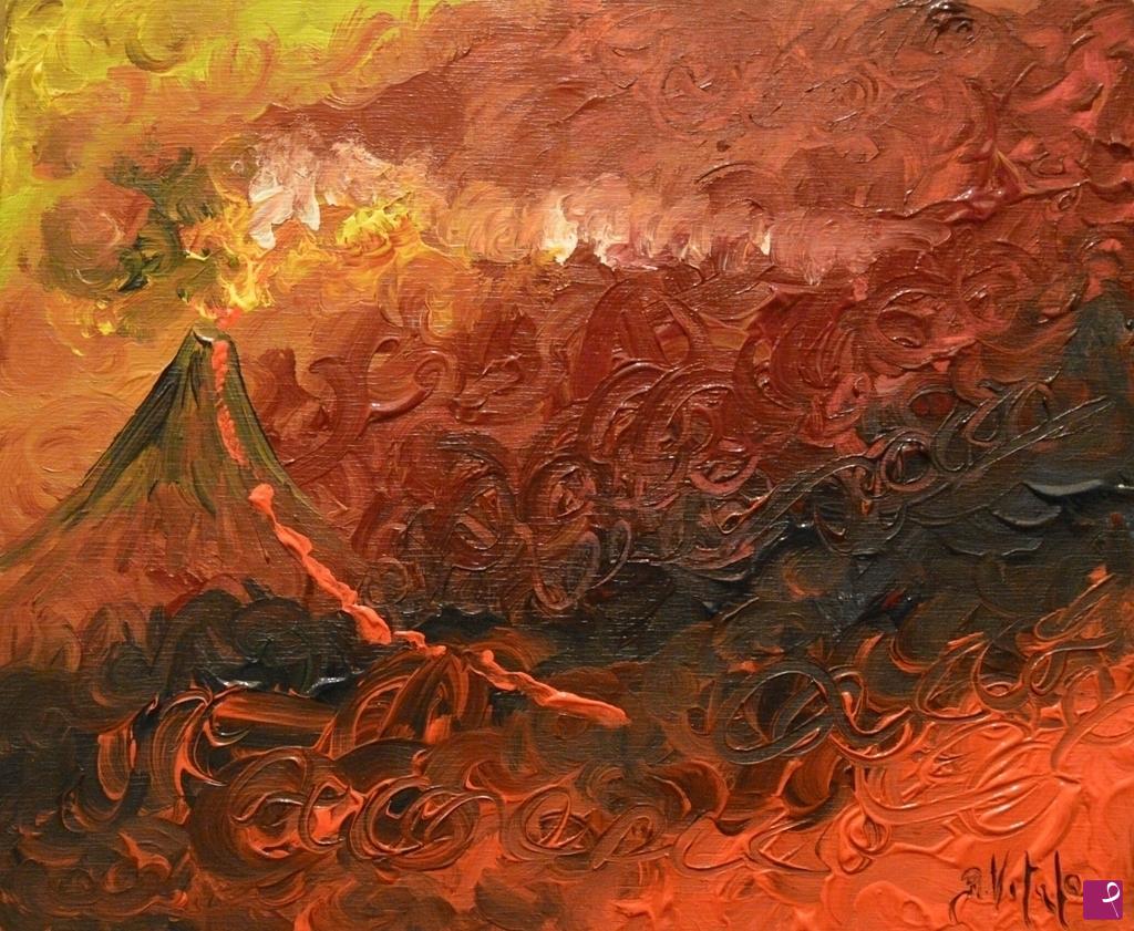 quadri in vendita online - "Vulcano 1"