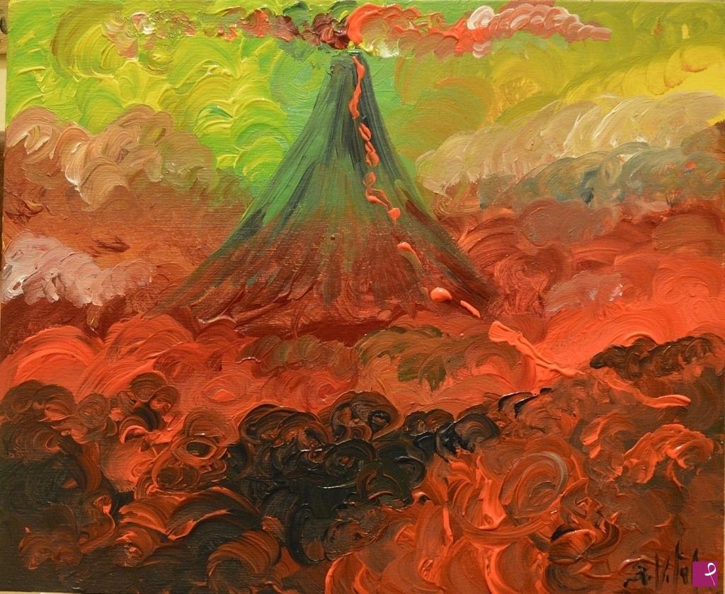 quadri in vendita online - "Vulcano 2"