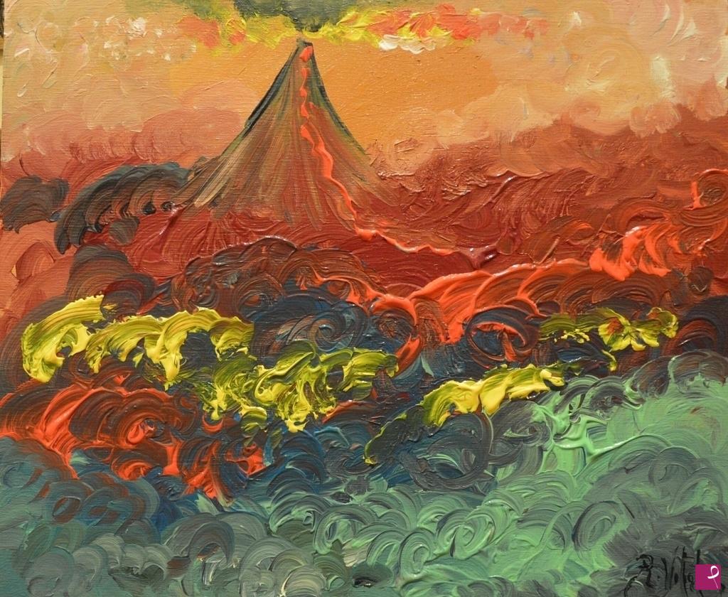 quadri in vendita online - "Vulcano 3"
