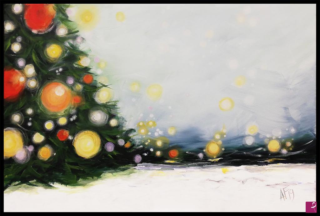 quadri in vendita online - Waiting for Christmas