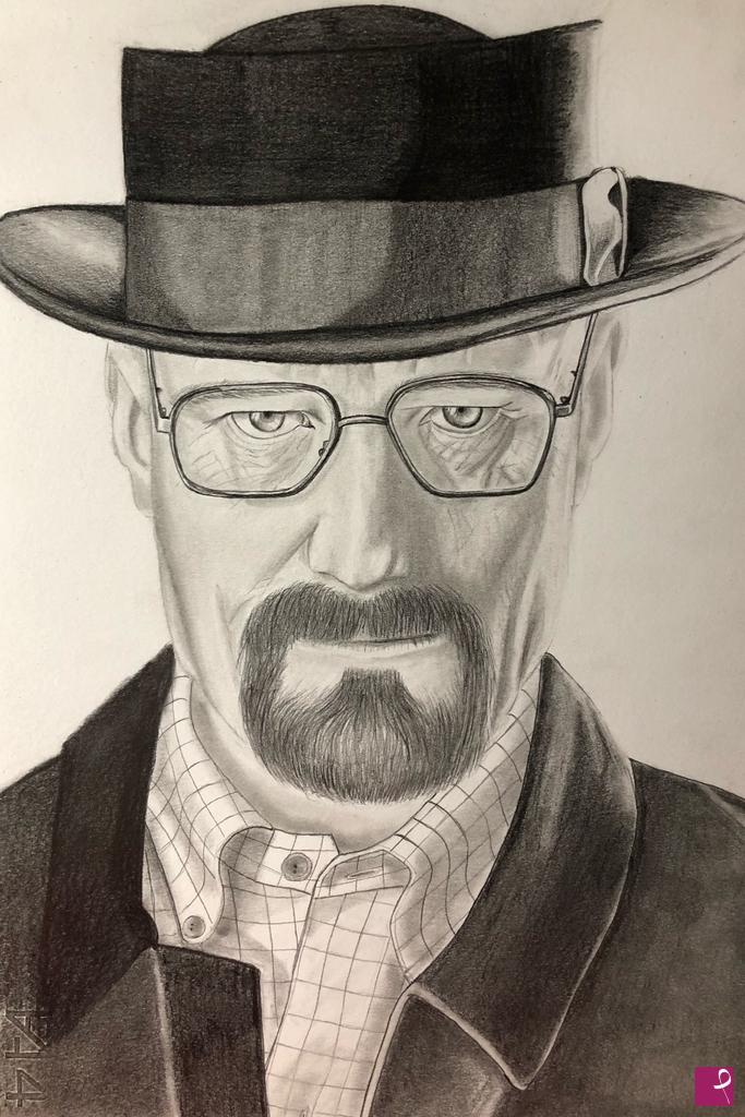 quadri in vendita online - Walter White aka Heisenberg