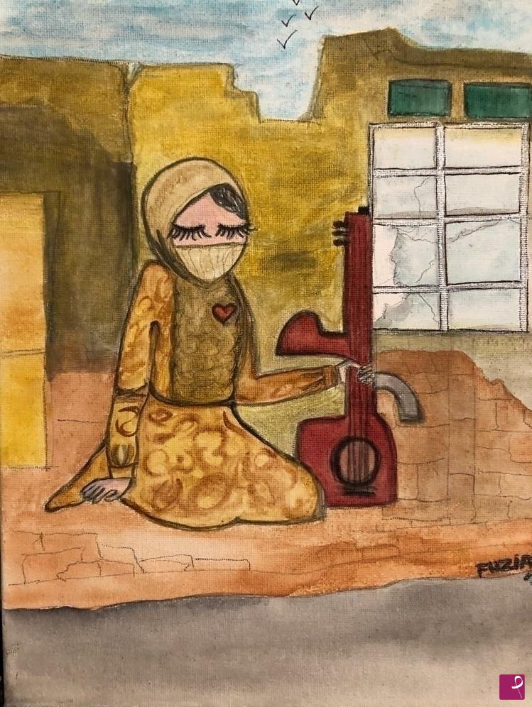 quadri in vendita online - war music 1