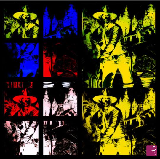 quadri in vendita online - Warhol tex 
