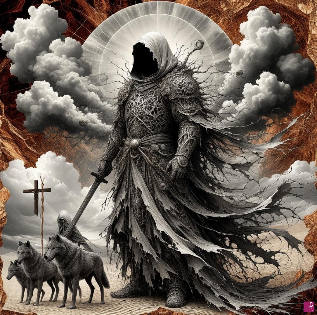 quadri in vendita online - Warrior with sword