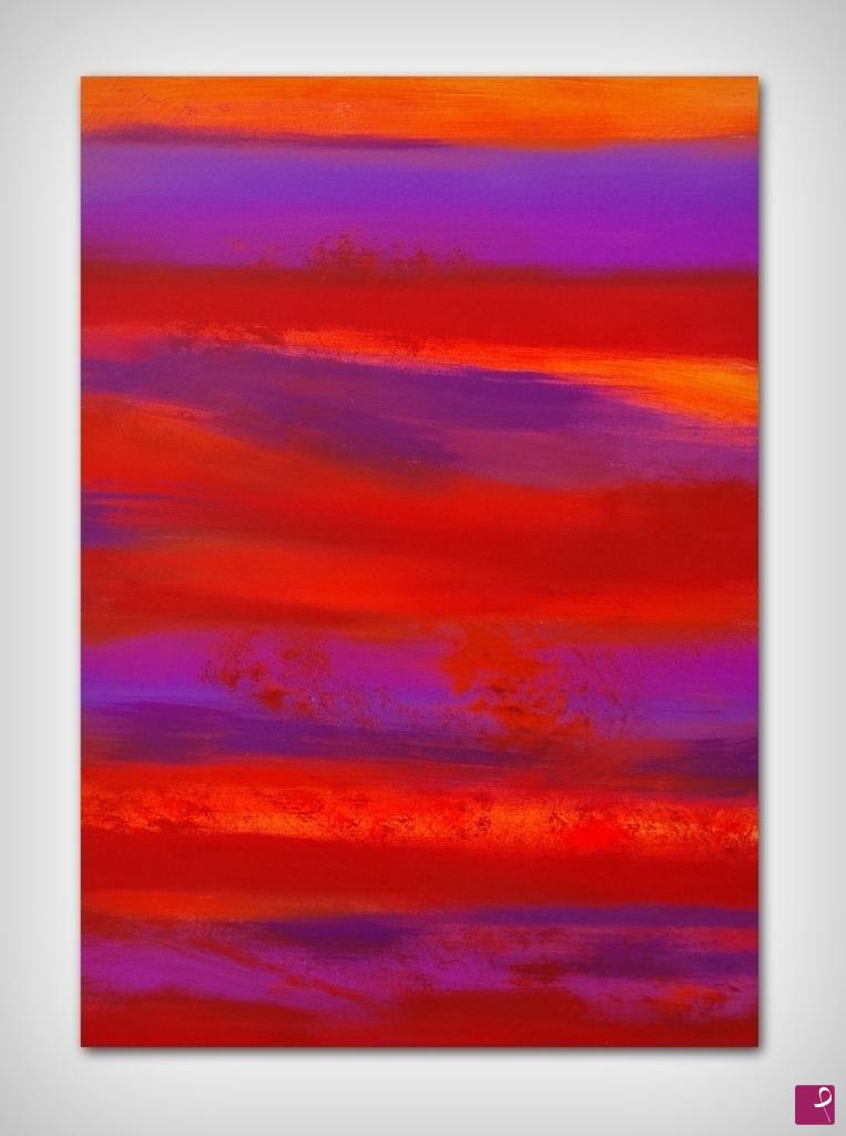 quadri in vendita online - Waste not, want not, orange, 70x100 cm