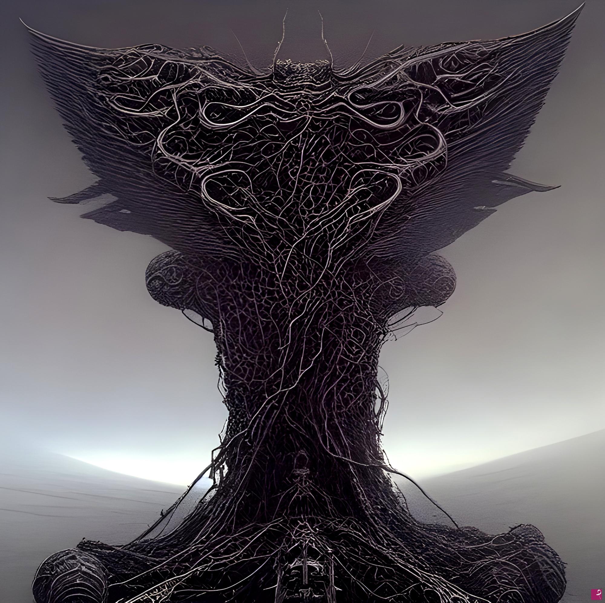 quadri in vendita online - Watching The Infinite Desolation