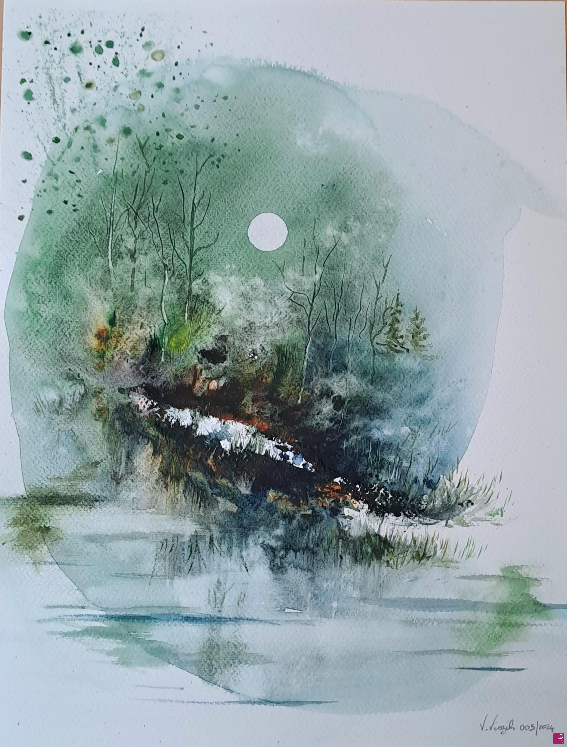 quadri in vendita online - Watercolor painting 005/2024