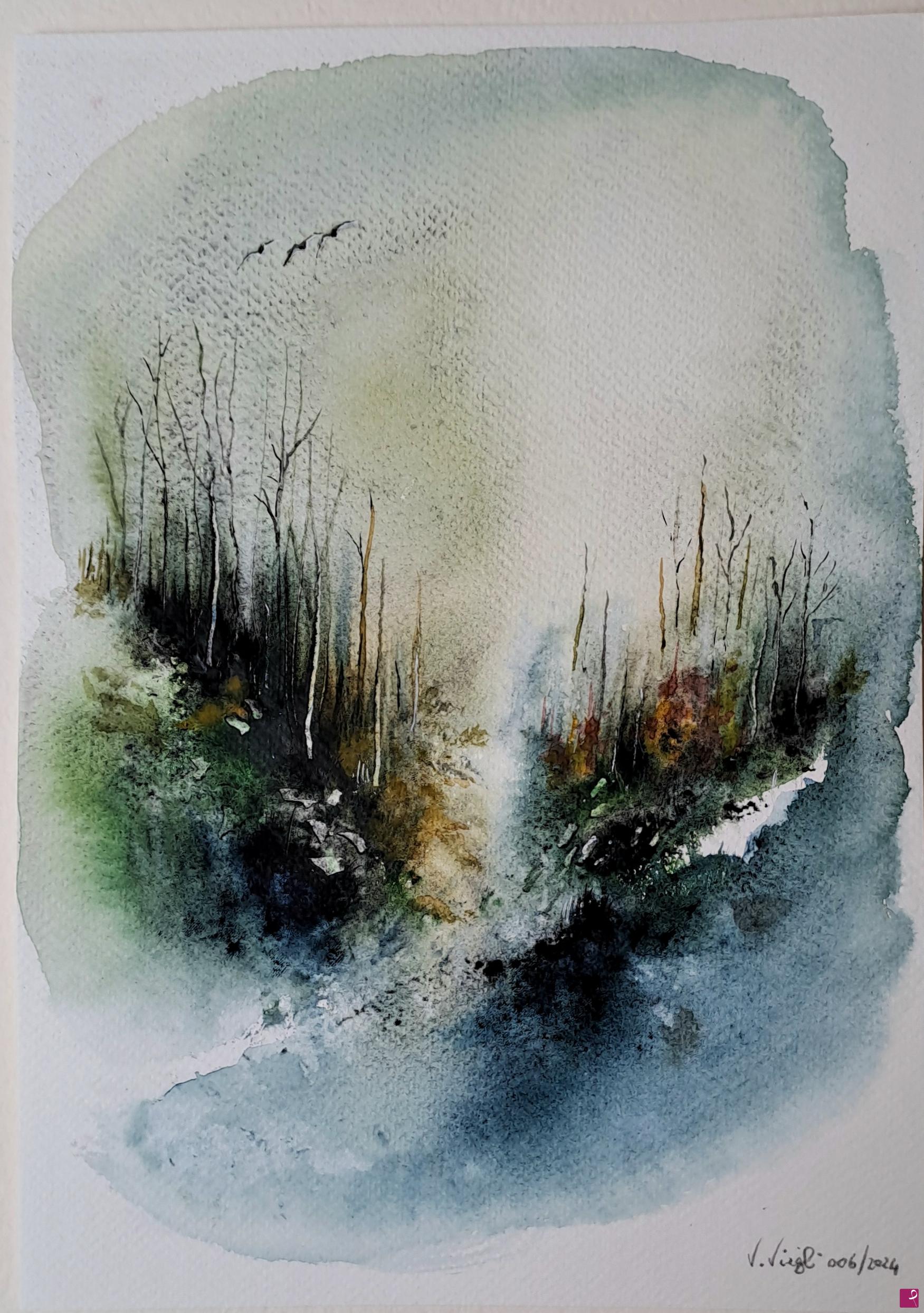 quadri in vendita online - Watercolor painting 006/2024 