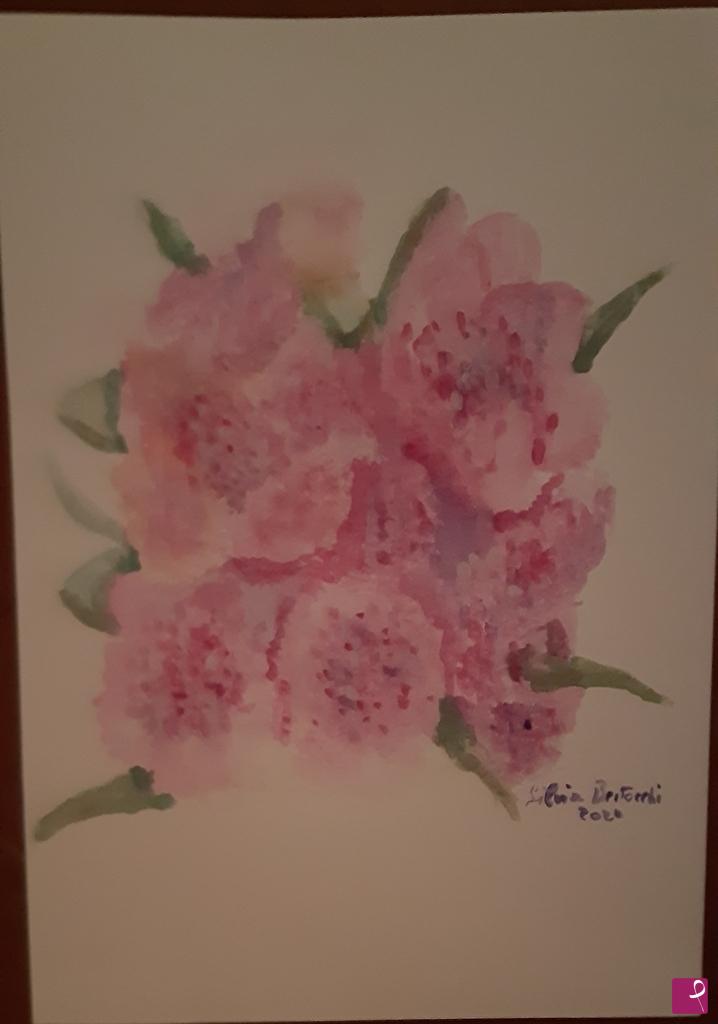 quadri in vendita online - watercolor peonies
