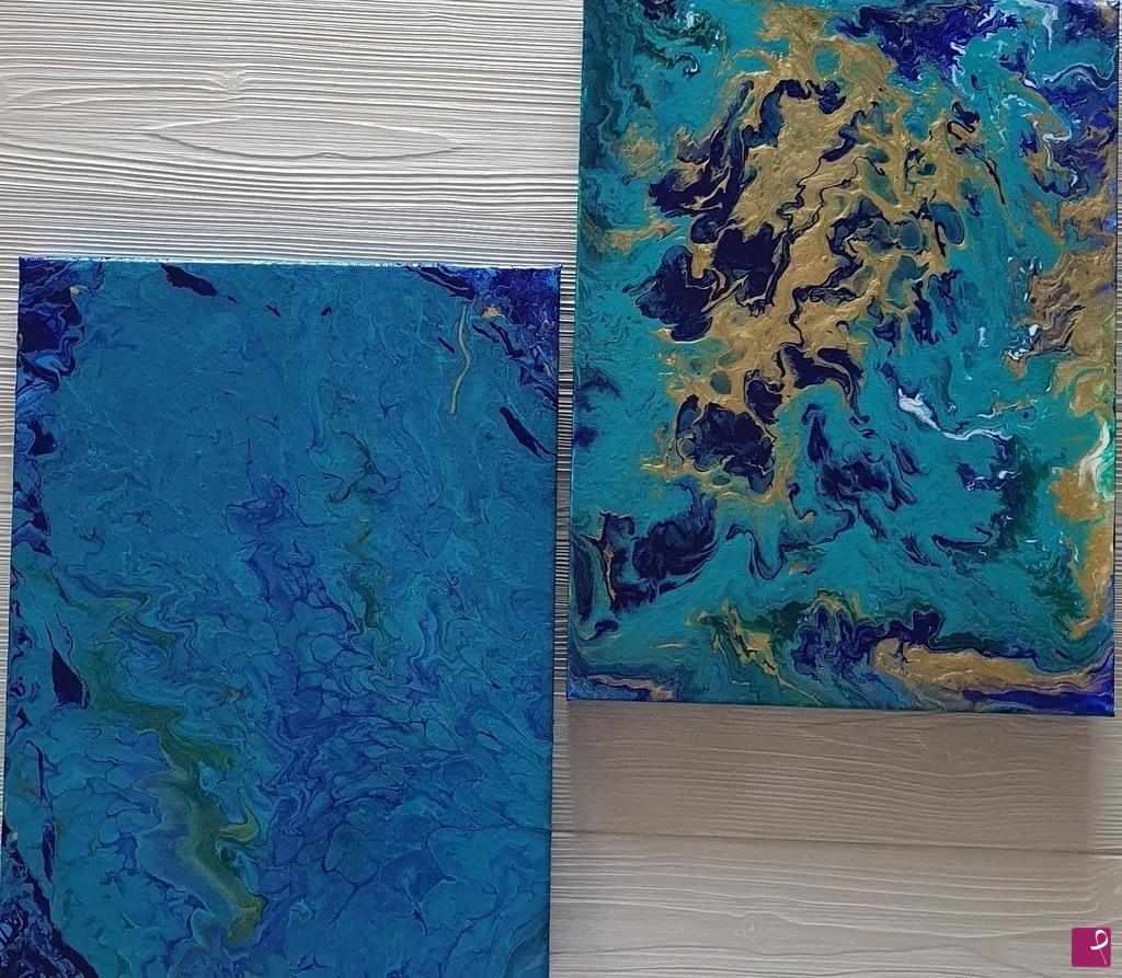 quadri in vendita online - waterfall & underwater world