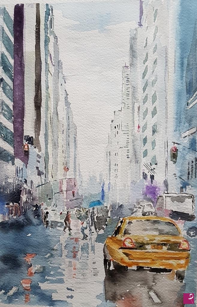 quadri in vendita online - WEST 59TH STREET