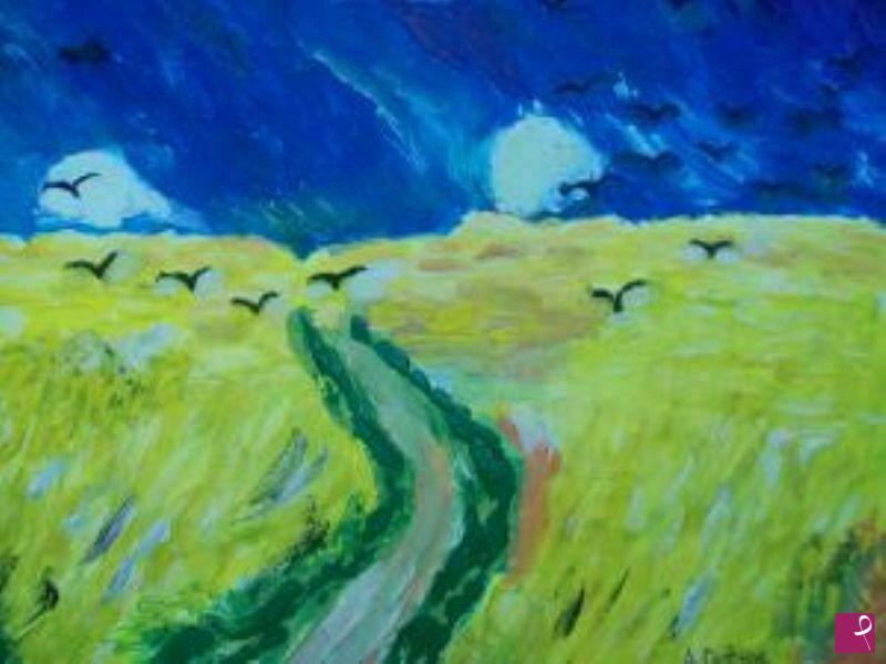 quadri in vendita online - Wheatfield with Crows:  (July 29,1890)