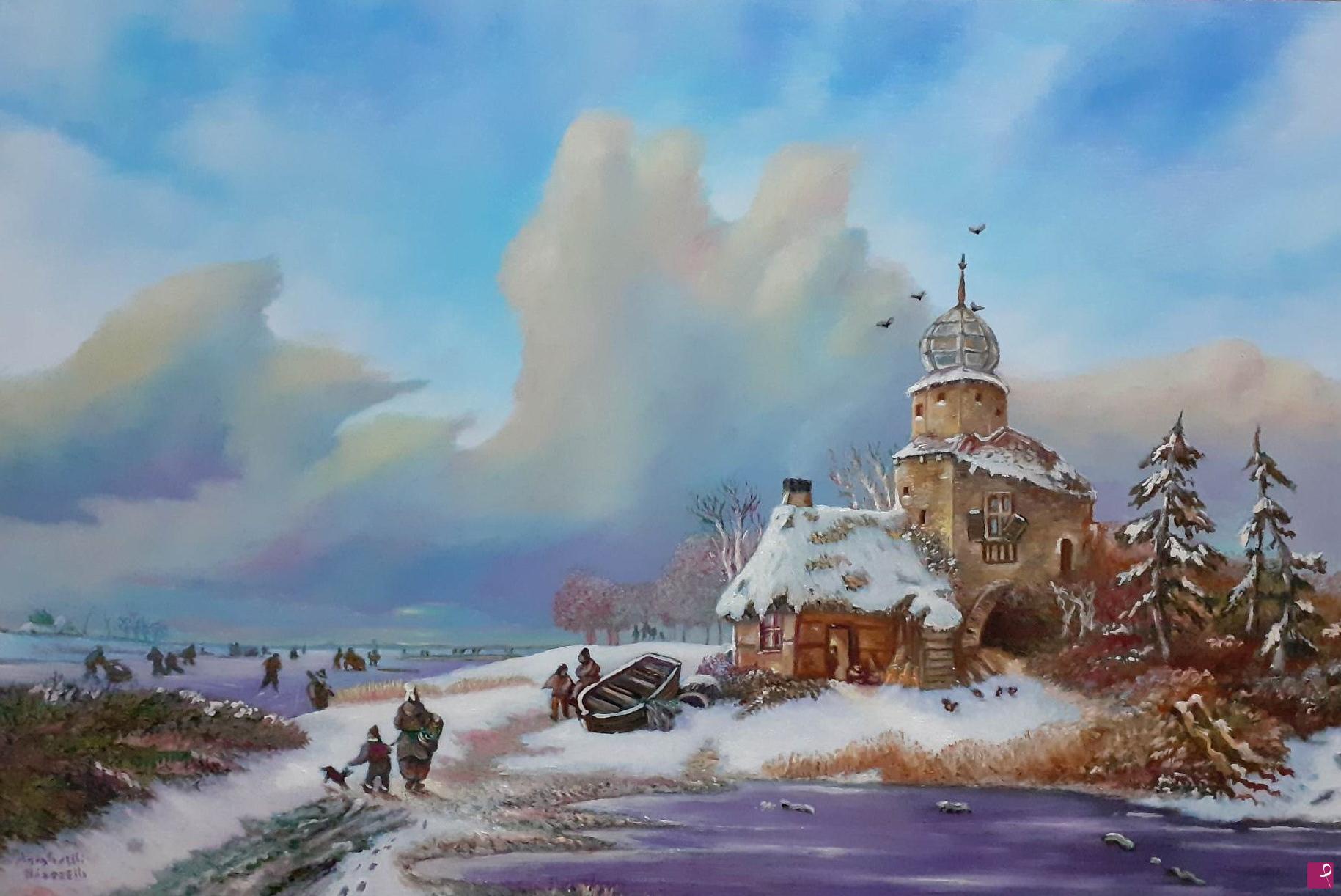 quadri in vendita online - When winter comes
