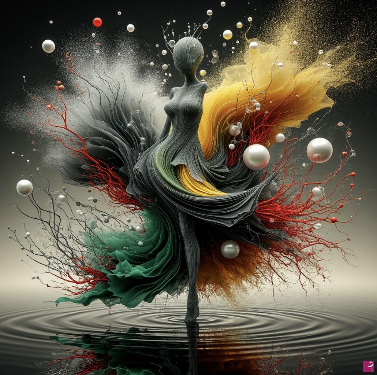 quadri in vendita online - Whirlwind of dance