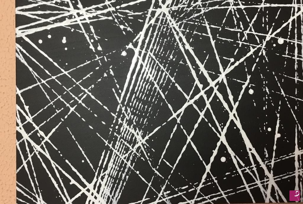quadri in vendita online - White lines