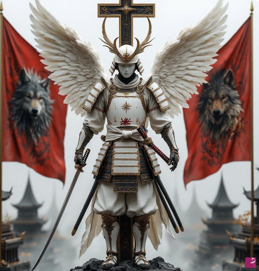 quadri in vendita online - White samurai