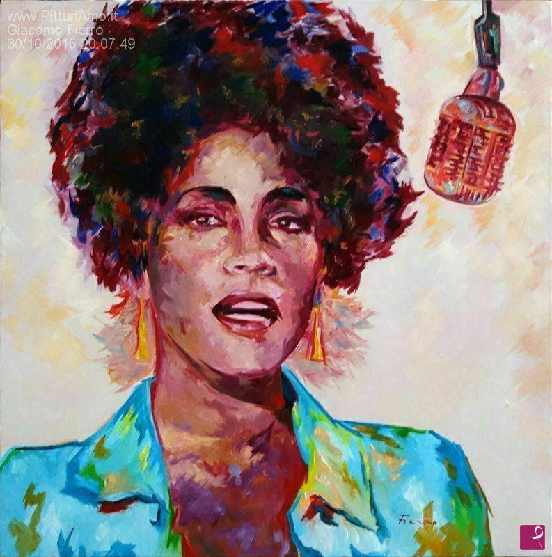 quadri in vendita online - Whitney Houston