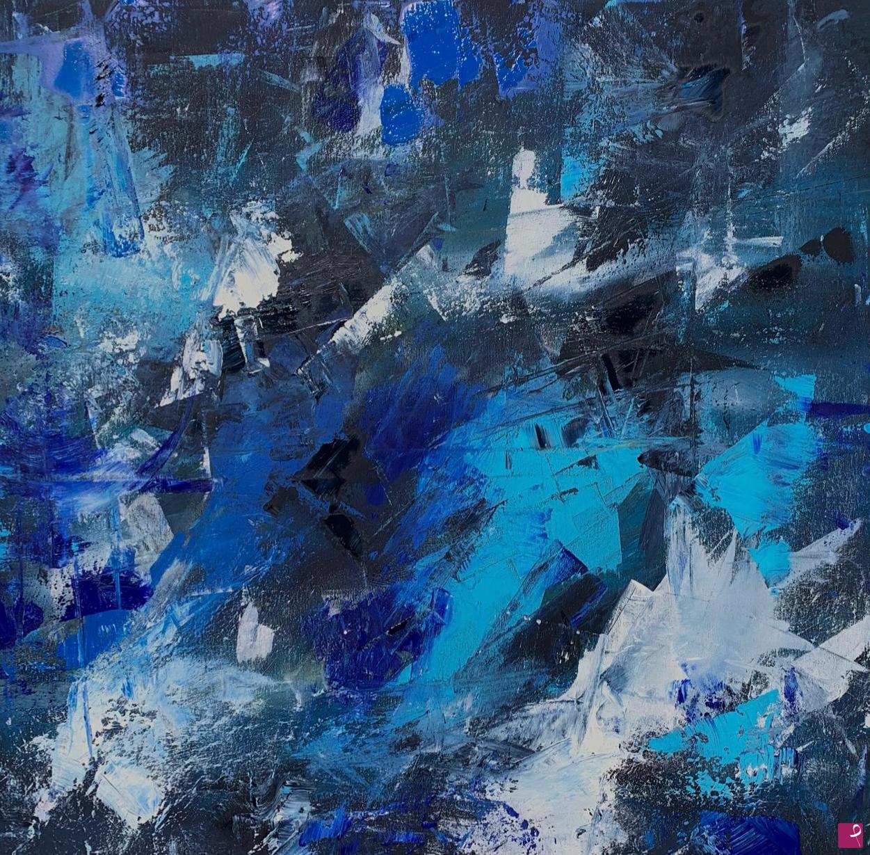quadri in vendita online - Wild blue