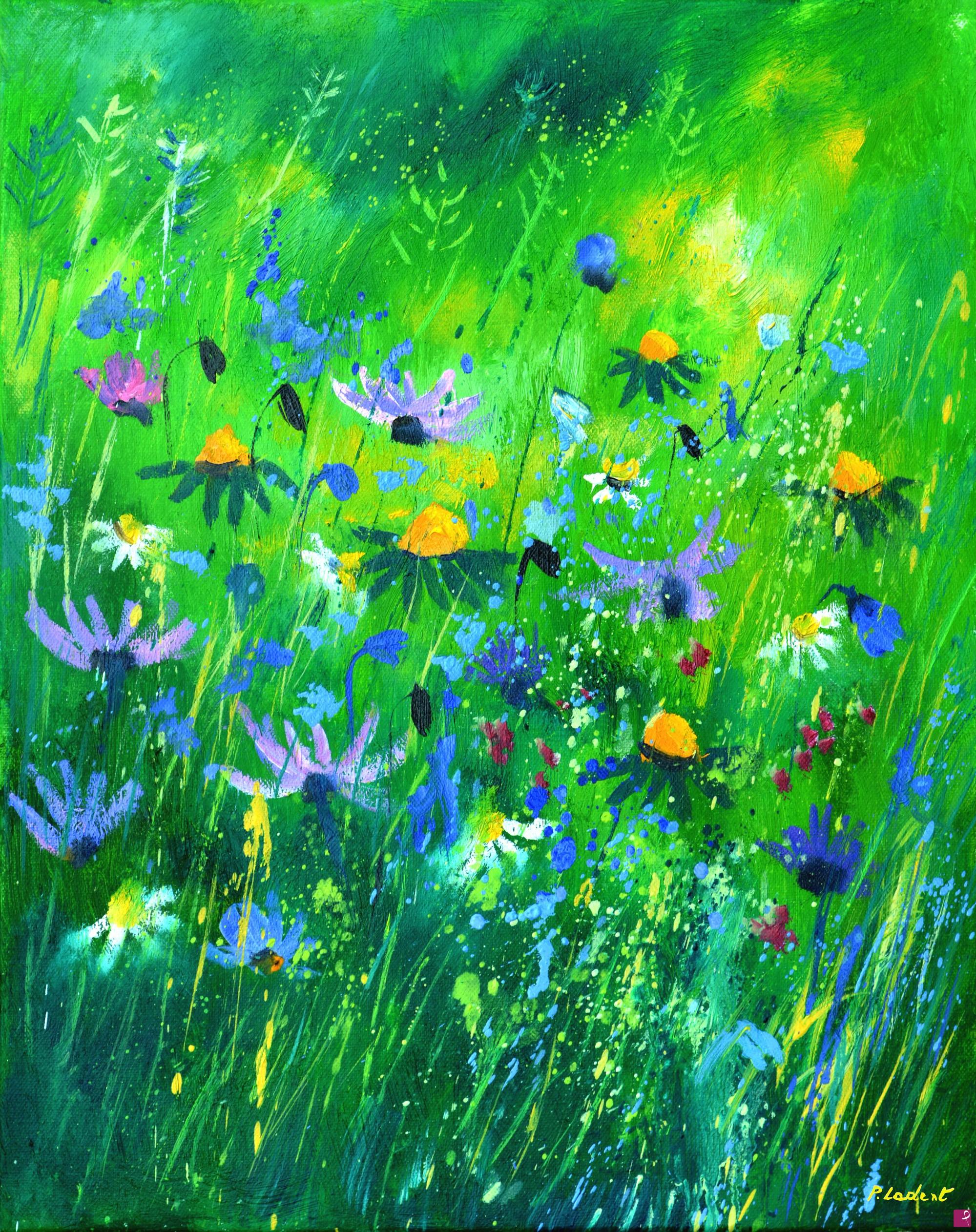 quadri in vendita online - Wild summer flowers 