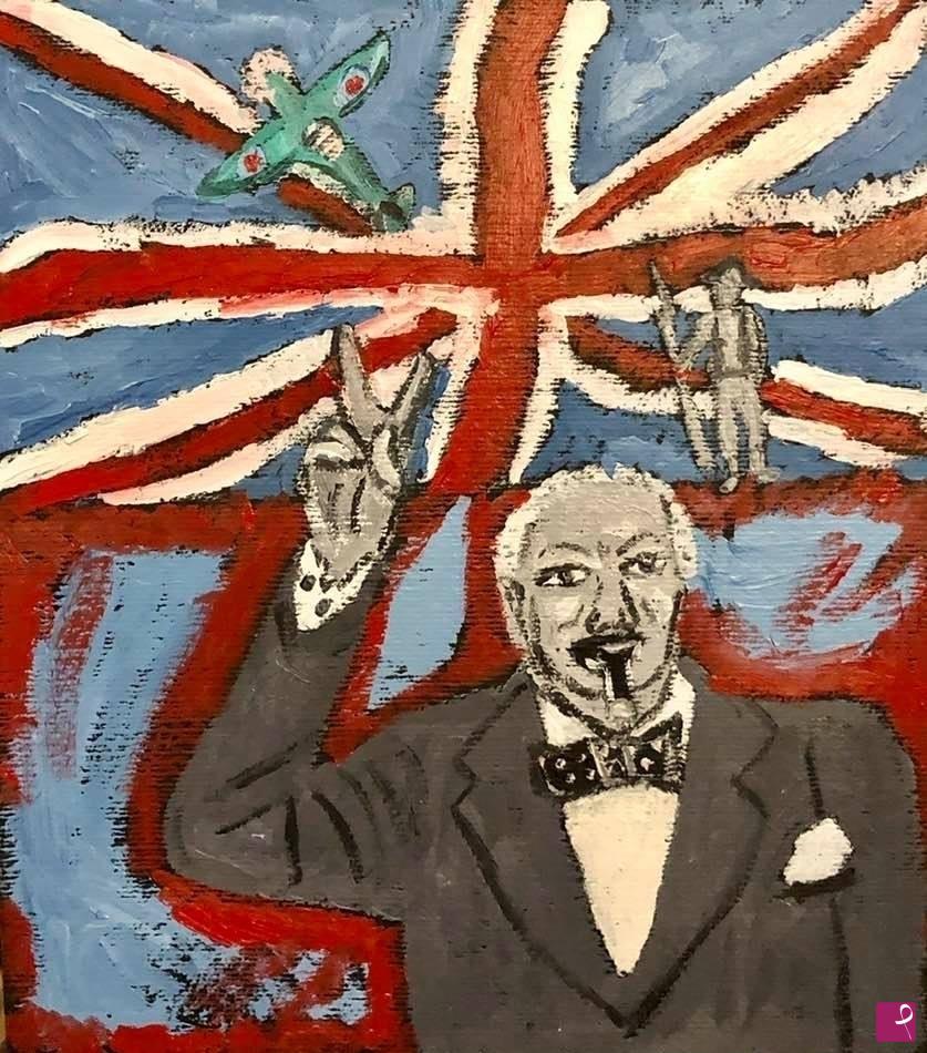 quadri in vendita online - Winston Churchill