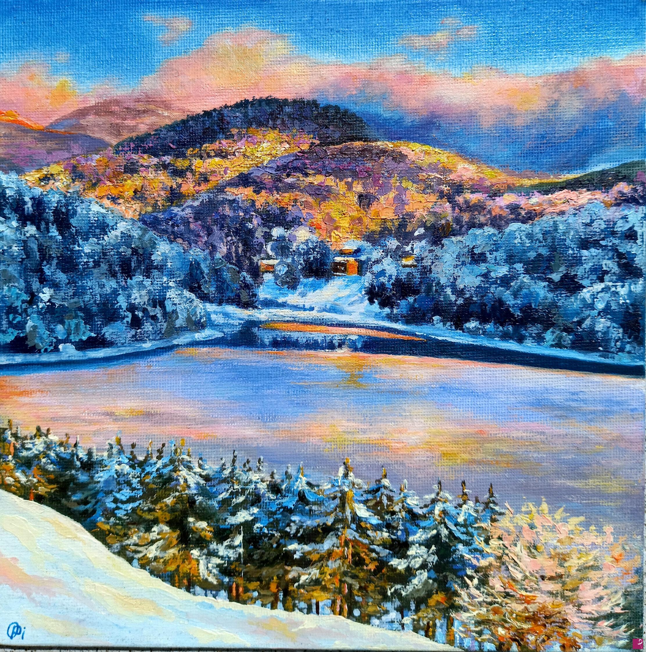 quadri in vendita online - Winter Colorful 