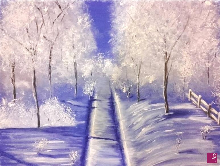 quadri in vendita online - Winter fairytale