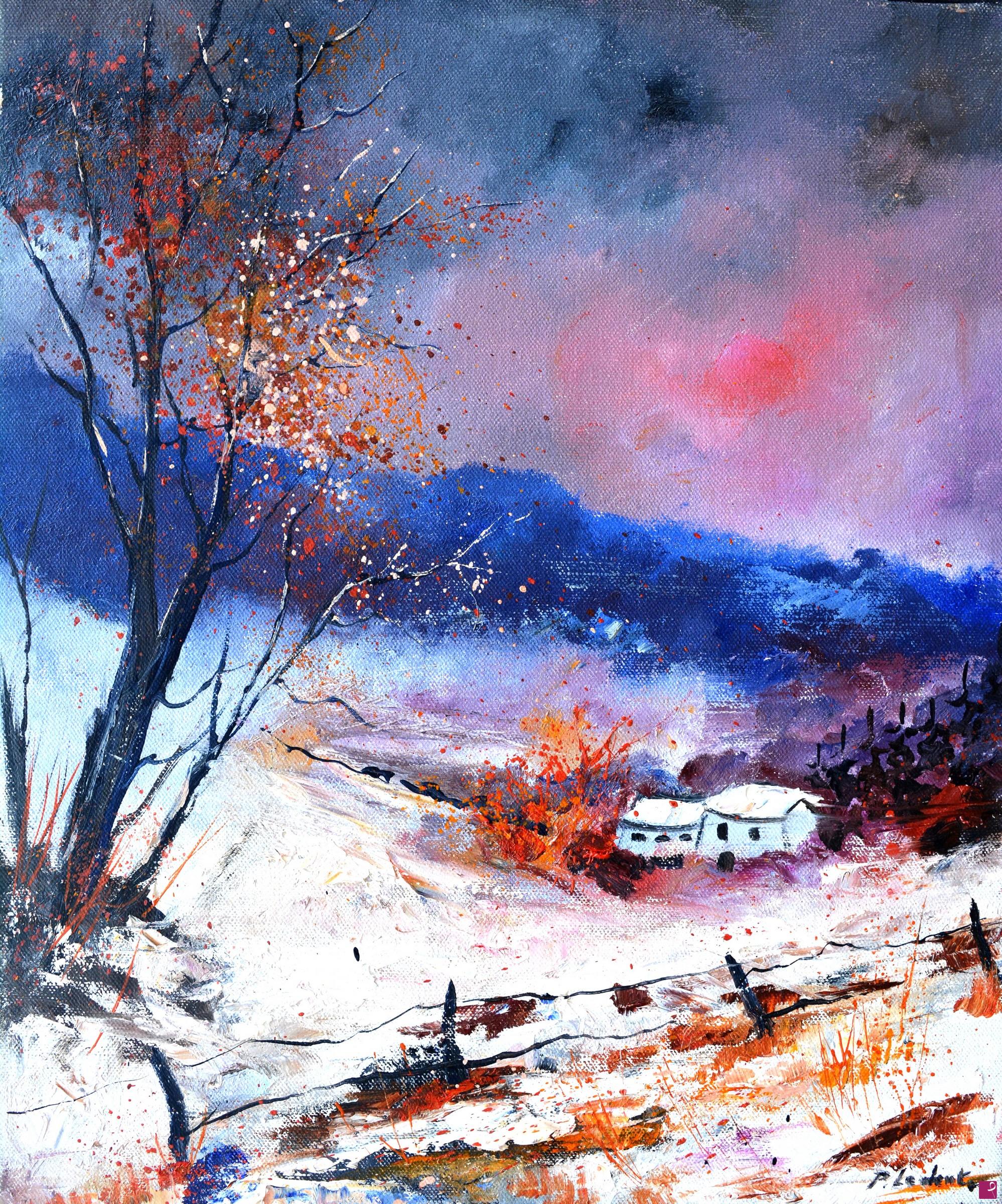 quadri in vendita online - winter in my countryside