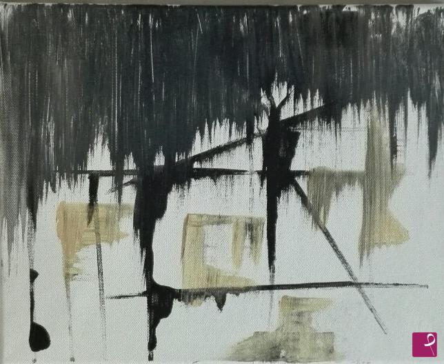 quadri in vendita online - Winter rain