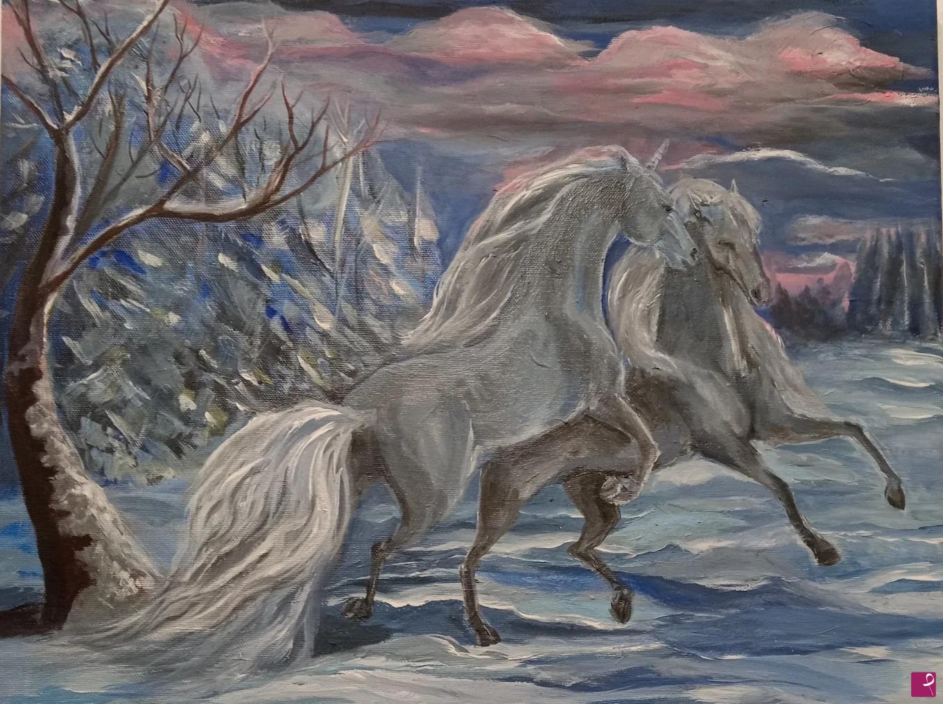 quadri in vendita online - Winter Tale