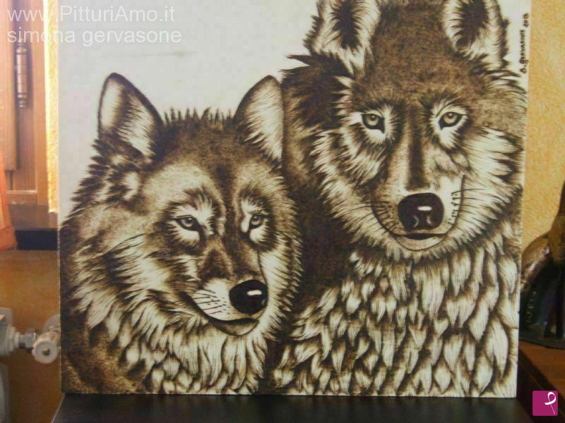quadri in vendita online - wolf love