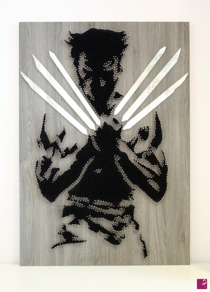 quadri in vendita online - Wolverine String Art