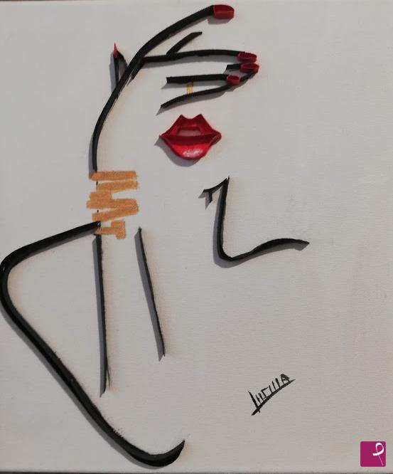quadri in vendita online - woman