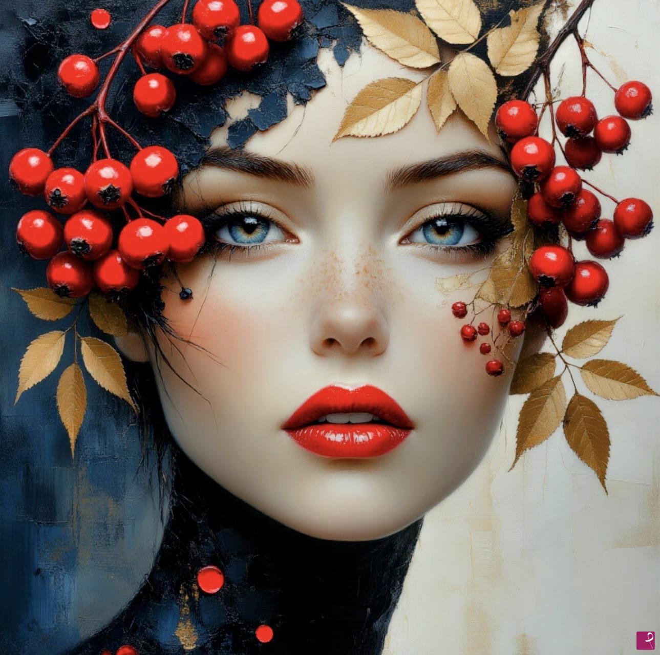 quadri in vendita online - Woman from garden 