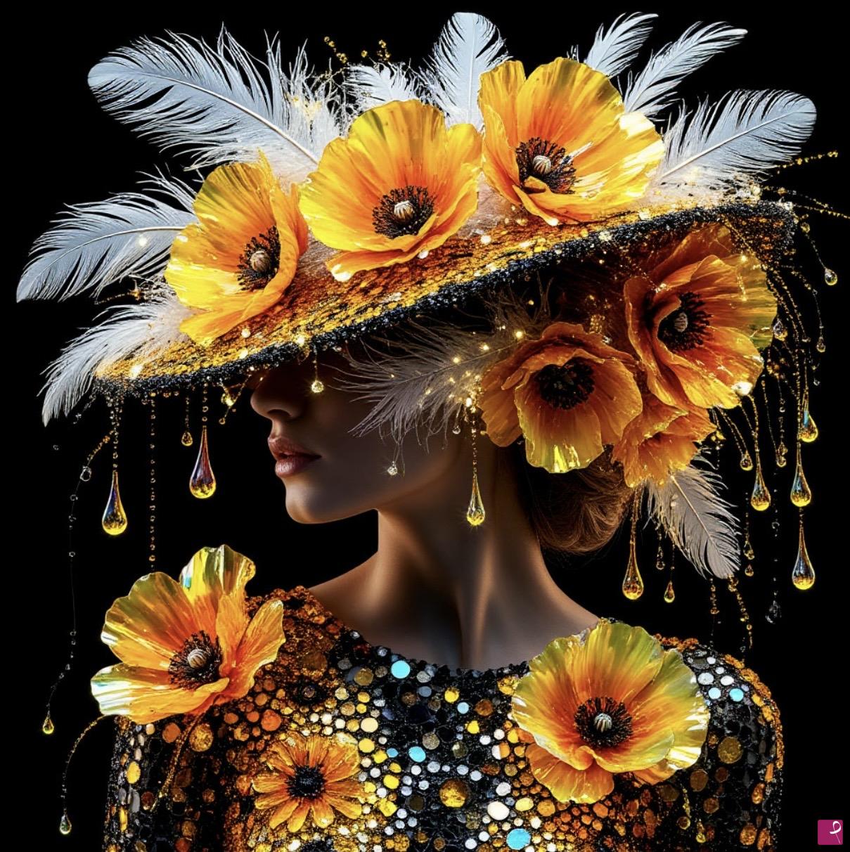 quadri in vendita online - Woman stranger
