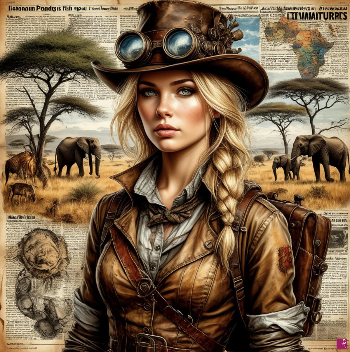 quadri in vendita online - Women, African savanna
