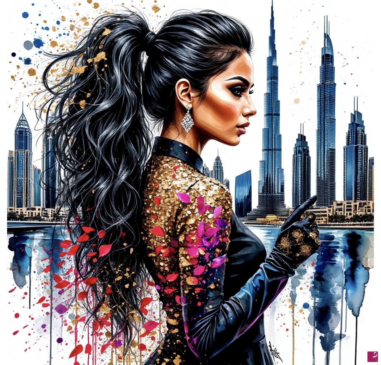 quadri in vendita online - Women in city